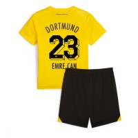 Borussia Dortmund Emre Can #23 Heimtrikotsatz Kinder 2023-24 Kurzarm (+ Kurze Hosen)